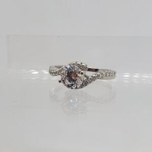 Sterling Silver Size 6 CZ Ring